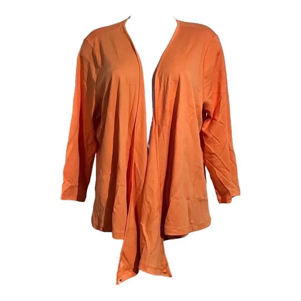 Isaac Mizrahi Live! Essentials Pima Cotton Cardigan Topper